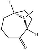 9-Azabicyclo[4.2.1]nonan-2-one,9-methyl-,(1S)-(9CI)