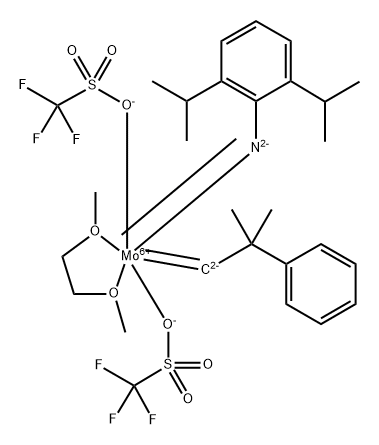 2,6-二异丙基苯基亚氨基新植二烯钼(VI)双(三氟甲磺酸酯)的二甲氧基乙烷加合物