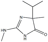 4H-Imidazol-4-one,1,5-dihydro-5-methyl-2-(methylamino)-5-(1-methylethyl)-(9CI)