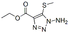 1H-1,2,3-Triazole-4-carboxylicacid,1-amino-5-(methylthio)-,ethylester(9CI)