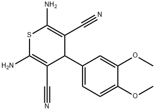 2,6-二氨基-4-(3,4-二甲氧苯基)-4H-硫代吡喃-3,5-二甲腈