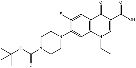 7-{4-[(叔丁氧基)羰基]哌嗪-1-基}-1-乙基-6-氟-4-氧代-1,4-二氢喹啉-3-羧酸