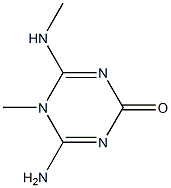 1,3,5-Triazin-2(5H)-one,4-amino-5-methyl-6-(methylamino)-(9CI)