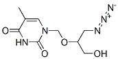 1-((2-azido-1-(hydroxymethyl)ethoxy)methyl)thymine