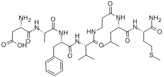 ASP-ALA-PHE-VAL-Β-ALA-LEU-MET-NH2