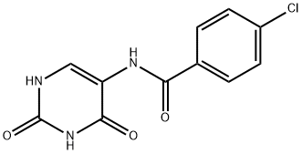 4-chloro-N-(2,4-dioxo-1,2,3,4-tetrahydropyrimidin-5-yl)benzamide