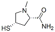 2-Pyrrolidinecarboxamide,4-mercapto-1-methyl-,(2S-cis)-(9CI)