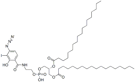 1,2-distearoyl-sn-glycero-3-phospho-N-(4-azido-3-iodo-2-hydroxybenzoyl)ethanolamine