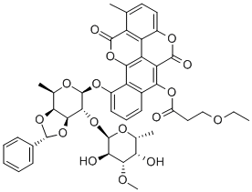 6-O-(3-ethoxypropionyl)-3',4'-O-exo-benzylidenechartreusin