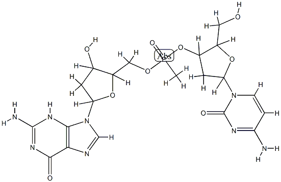 deoxycytidyl-3'-methylphosphonate-5'-deoxyguanidine