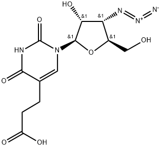 5-carboxyethyl-3'-azido-3'-deoxythymidine