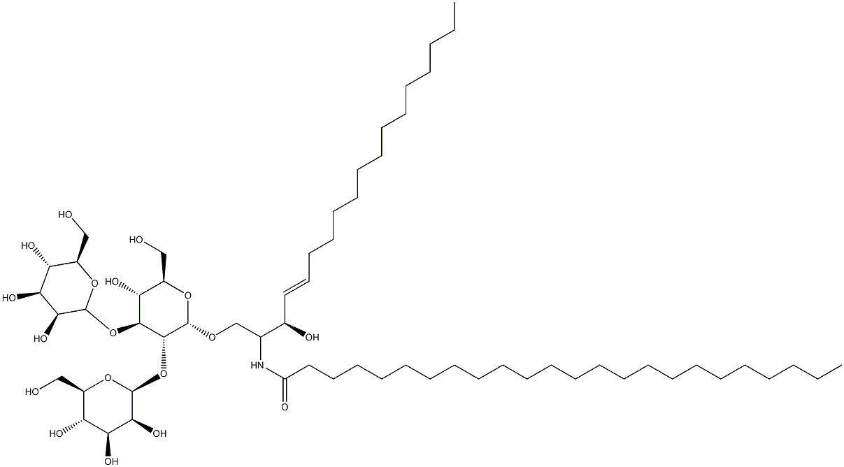 O-mannopyranosyl-(1-3)-O-mannopyranosyl-(1-4)-O-glucopyranosyl-(1-1)-2-N-tetracosanoylsphingenine