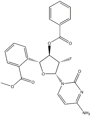 4-氨基-1-(3,5-二-O-苯甲酰基-2-脱氧-2-氟-BETA-D-阿拉伯呋喃糖基)-2(1H)-嘧啶酮