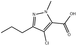 4-氯-3-丙基-1-甲基吡唑-5-甲酸