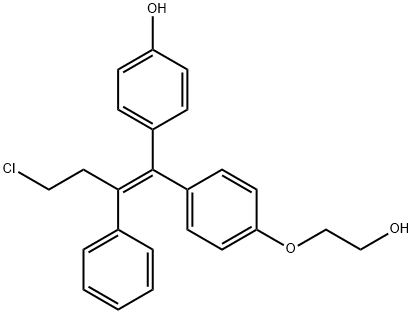 Phenol,4-[(1Z)-4-chloro-1-[4-(2-hydroxyethoxy)phenyl]-2-phenyl-1-buten-1-yl]-