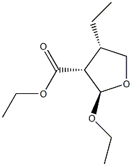 3-Furancarboxylicacid,2-ethoxy-4-ethyltetrahydro-,ethylester,(2alpha,3bta,4bta)-(9CI)