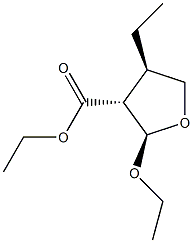 3-Furancarboxylicacid,2-ethoxy-4-ethyltetrahydro-,ethylester,(2alpha,3bta,4alpha)-(9CI)