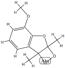 2A,7B-DIHYDRO-4-METHOXY-2A,7B-DIMETHYL-1,2-DIOXETO(3,4B)BE.