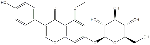 7-O-beta-glucopyranosyl-4'-hydroxy-5-methoxyisoflavone