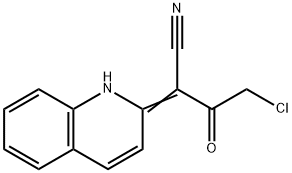 4-Chloro-3-oxo-2-quinolin-2(1H)-ylidenebutanenitrile