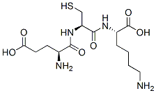 6-氨基-2-[[2-[(2-氨基-5-羟基-5-氧代-戊酰)氨基]-3-硫基-丙酰]氨基]己酸