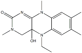 N(5)-ethyl-4a-hydroxy-3-methyl-4a,5-dihydrolumiflavin