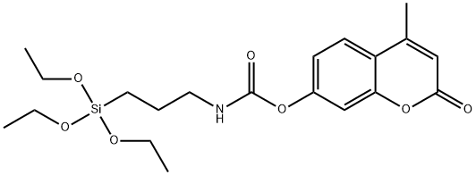 O-4-甲基香豆素-N-[3-(三乙氧基硅基)丙基]氨基甲酸盐