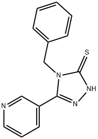 2,4-二氢-4-(苯基甲基)-5-(3-吡啶基)-3H-1,2,4-三唑-3-硫酮