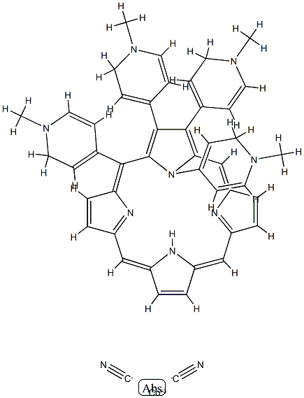 dicyano-cobalt(III)-tetrakis(N-methyl-4-pyridyl)porphyrin