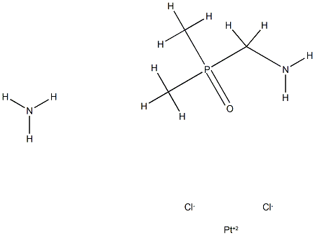 amminedichloro(1-(dimethylphosphinyl)methanamine-N)platinum