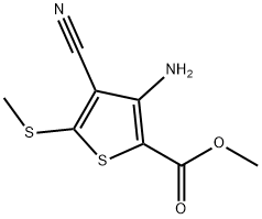 3-氨基-4-氰基-5-甲硫基噻吩-2-甲酸甲酯