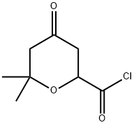 2H-Pyran-2-carbonylchloride,tetrahydro-6,6-dimethyl-4-oxo-(9CI)