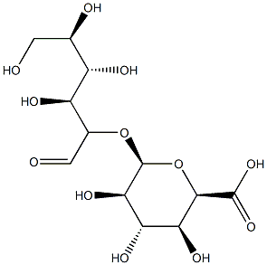 O-alpha-glucopyranosyluronate-(1-2)-galactose