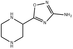 1,2,4-Oxadiazol-3-amine,5-(2-piperazinyl)-(9CI)