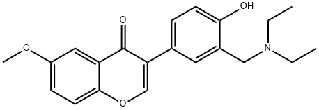7-methoxy-4'-hydroxy-3'-diethylaminomethylisoflavone