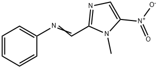 1-(1-methyl-5-nitro-imidazol-2-yl)-N-phenyl-methanimine