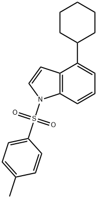 4-环己基-1-(4-甲基苯磺酰基)吲哚