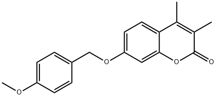 7-[(4-methoxyphenyl)methoxy]-3,4-dimethylchromen-2-one