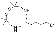 7-(4'-bromobutyl)-3,3,11,11-tetramethyl-1,2-dithia-5,9-diazacycloundecane