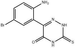 6-(2-amino-5-bromophenyl)-3-thioxo-3,4-dihydro-1,2,4-triazin-5(2H)-one