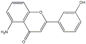 4H-1-Benzopyran-4-one,5-amino-2-(3-hydroxyphenyl)-(9CI)