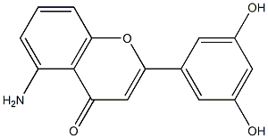 4H-1-Benzopyran-4-one,5-amino-2-(3,5-dihydroxyphenyl)-(9CI)