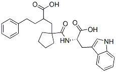 N-(1-(2-carboxy-4-phenylbutyl)cyclopentylcarbonyl)tryptophan