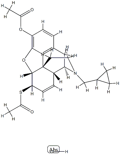 3-acetyl-6-(acetylthio)-N-(cyclopropylmethyl)normorphine