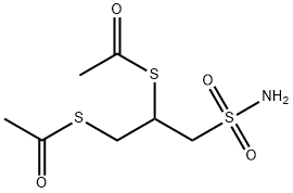 2,3-bis(acetylthio)propanesulfonamide