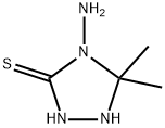 1,2,4-Triazolidine-3-thione,4-amino-5,5-dimethyl-(9CI)