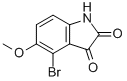 4-BROMO-5-METHOXYINDOLINE-2,3-DIONE