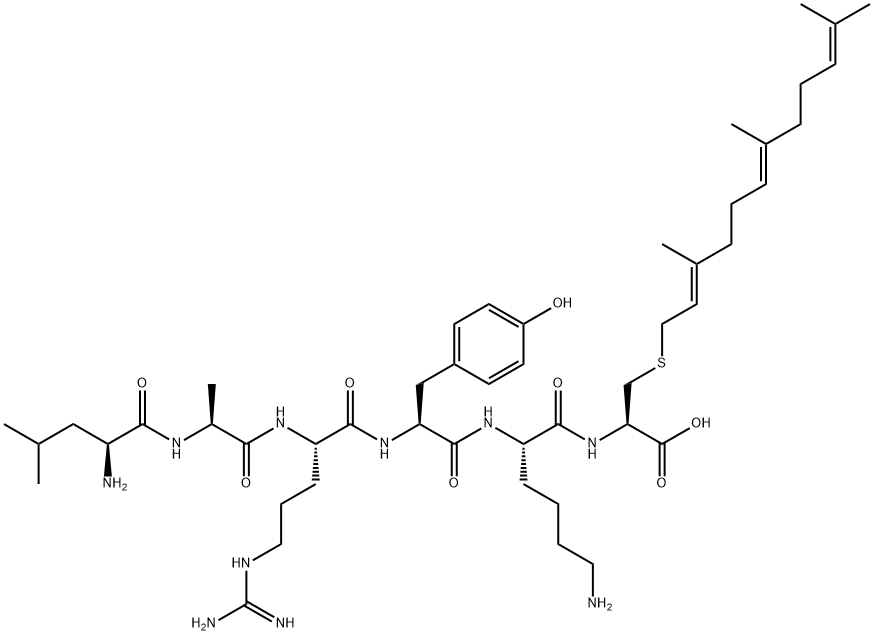 farnesylleucyl-alanyl-arginyl-tyrosyl-lysyl-cysteine