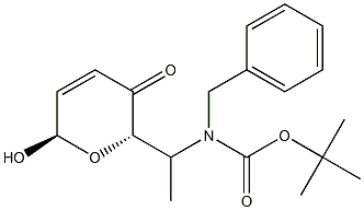 6-(N-benzyl-N-tert-butoxycarbonylamino)-2,3,6,7-tetradeoxyhept-2-enopyranose-4-ulose