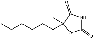 2,4-Oxazolidinedione,5-hexyl-5-methyl-(9CI)